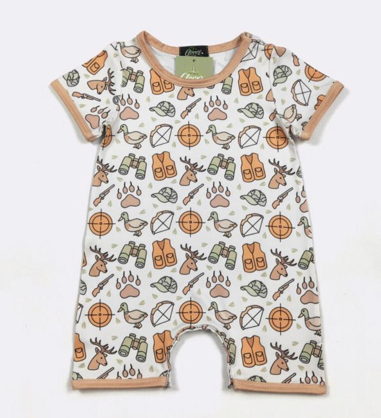 Outdoor Adventure Boy Romper