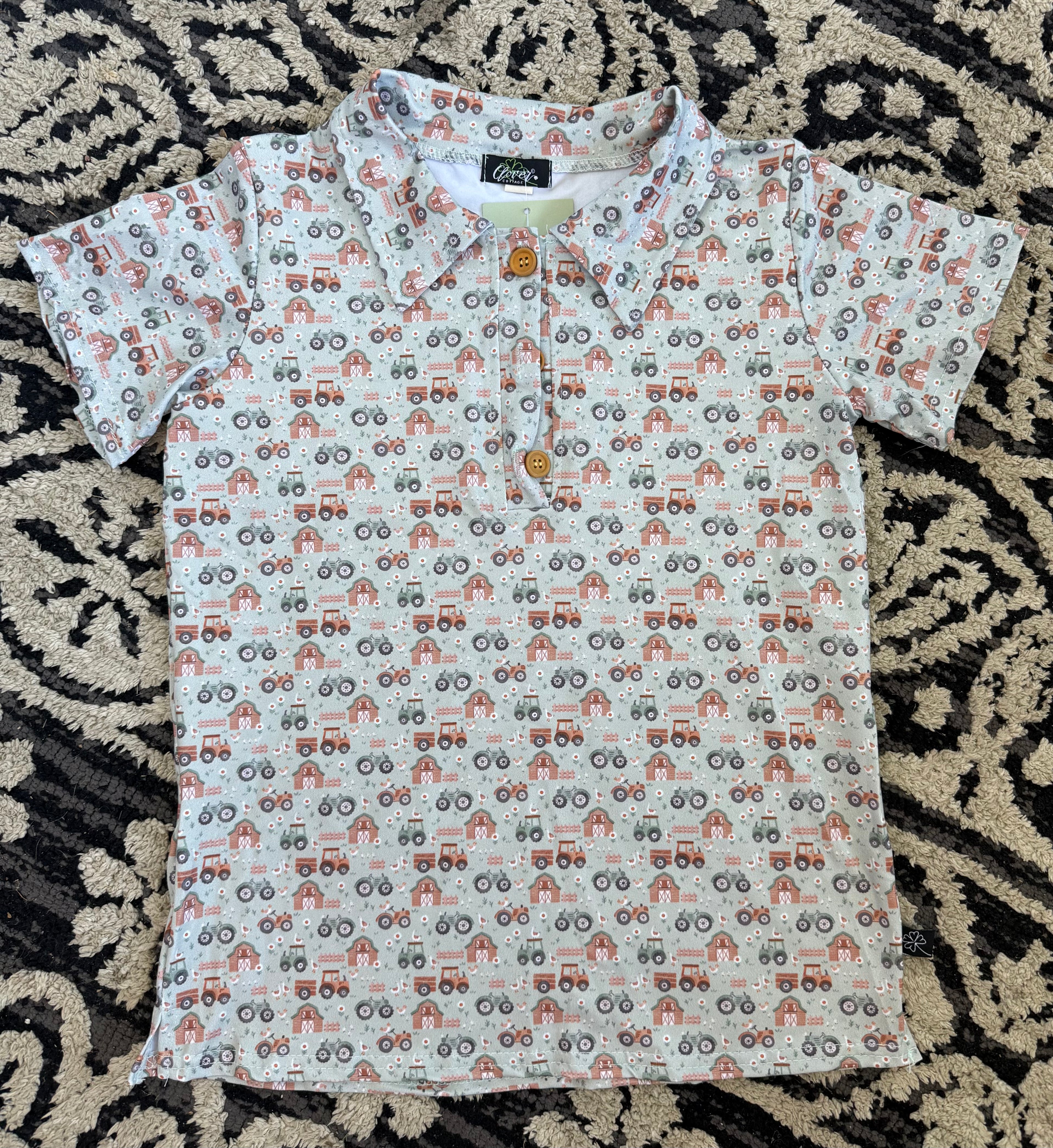 Tractor Boy Golf Polo