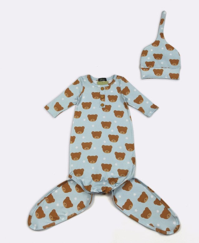 Beary Cute Boy Gown Set