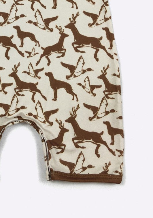 Ducks & Bucks Boy Romper