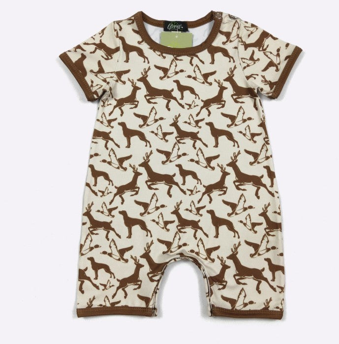 Ducks & Bucks Boy Romper