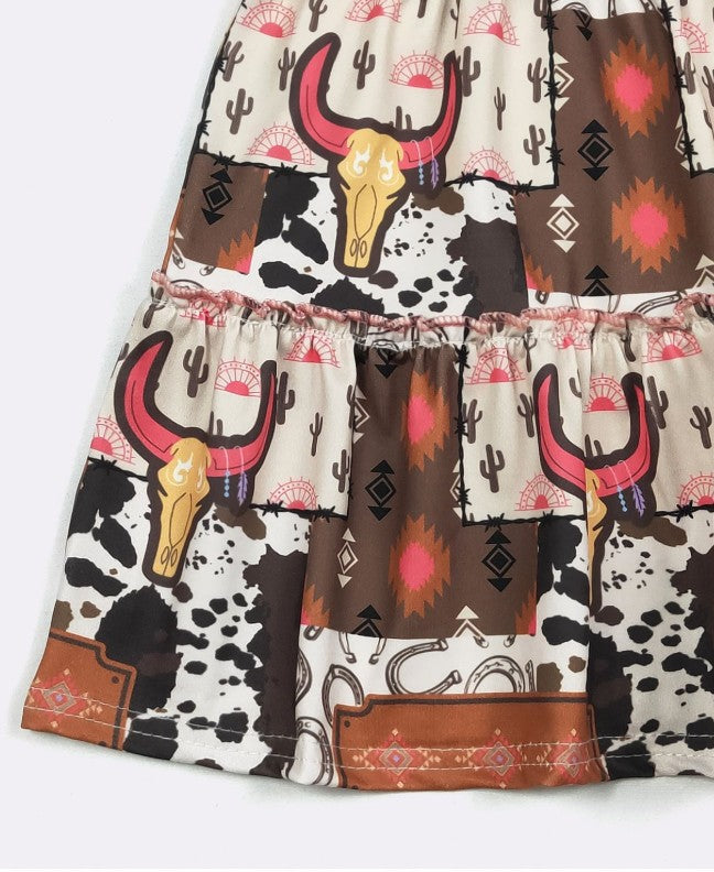 Preppy Wild-West Girls Set