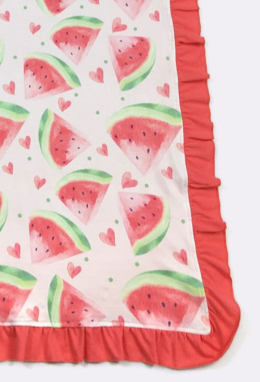 Watermelon Love Baby Blanket
