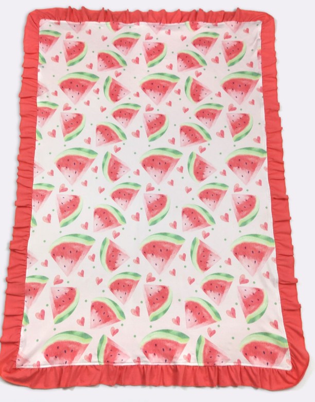 Watermelon Love Baby Blanket